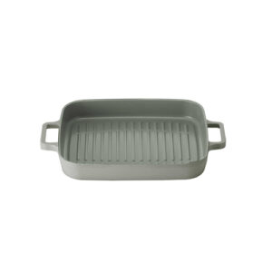 P.Nova D-NEOG128G Fika Dikdörtgen Alüminyum Grill Tava 28cm Gri